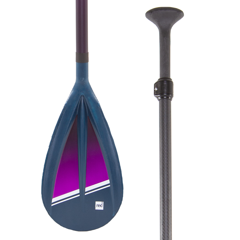 RED PADDLE HYBRID TOUGH PURPLE - ADJUSTABLE SUP PADDLE