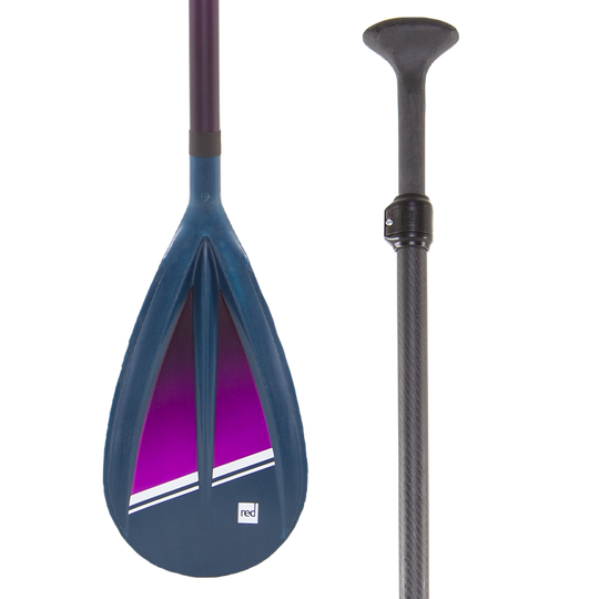 RED PADDLE HYBRID TOUGH PURPLE - ADJUSTABLE SUP PADDLE
