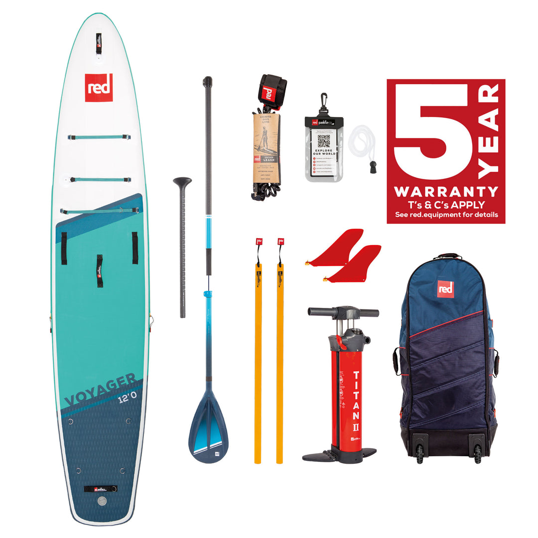 RED PADDLE 12.0 VOYAGER - SUP PACKAGE