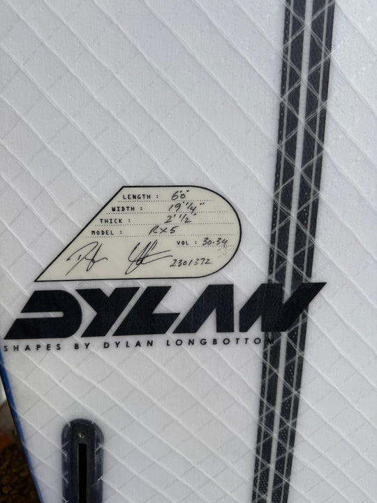 Dylan Longbottom RX5 | 6.0 x 19 1/4 x 2.5 - 30.34 litres