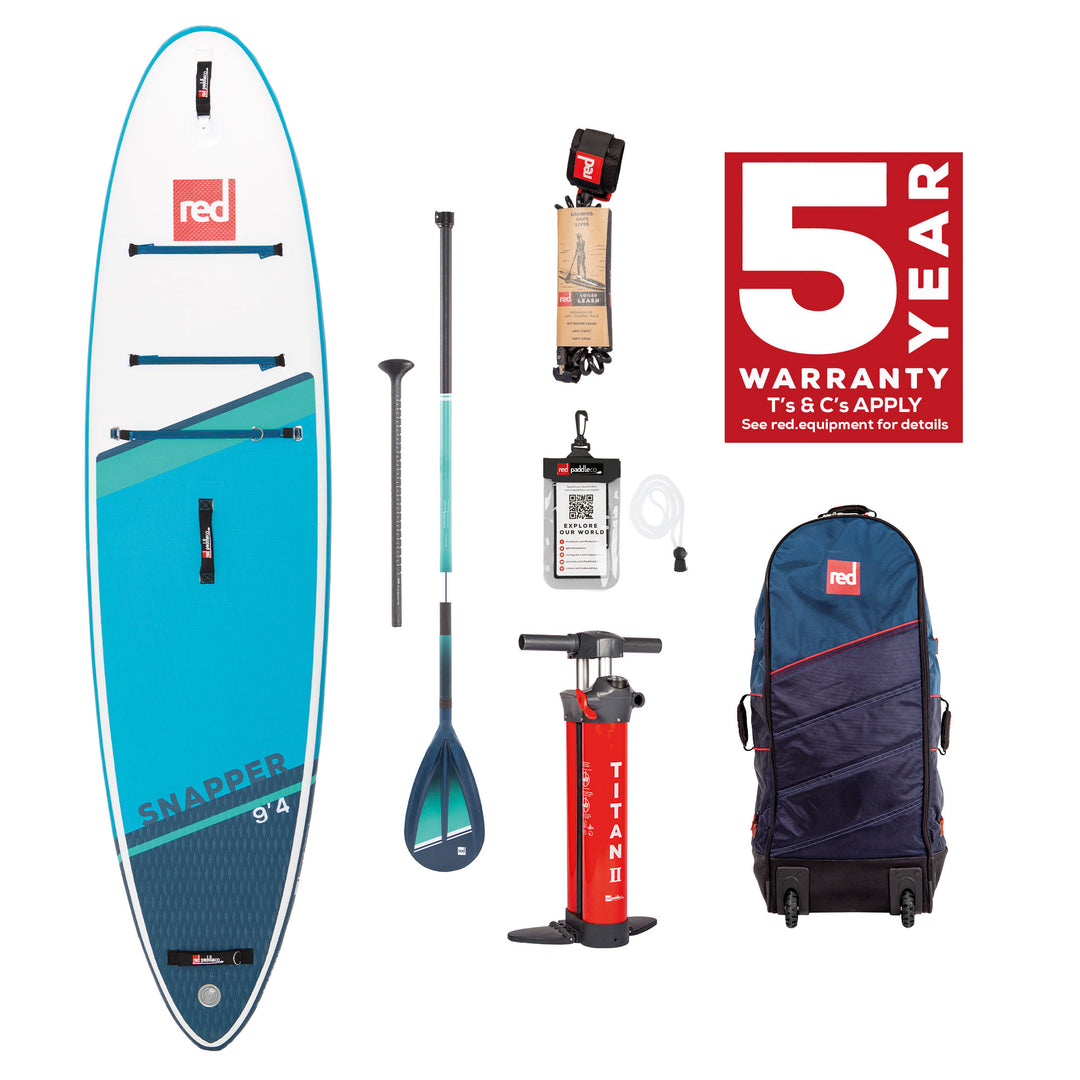 RED PADDLE 9’4″ SNAPPER KIDS - PACKAGE
