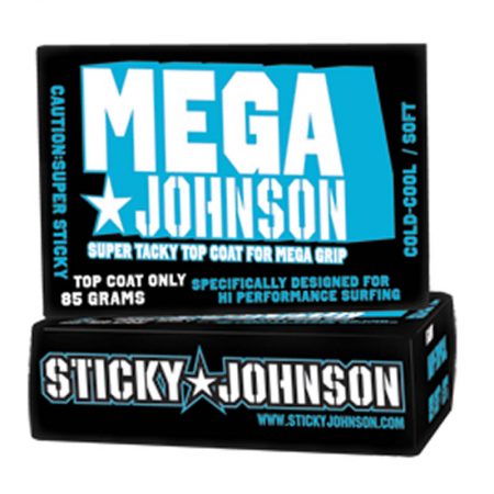 MEGA STICKY JOHNSON TOP COAT SURF WAX (Cool To Cold)